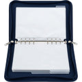 Klnxd A5 Six Ring Ticket Receipt Pocket Binder Navy - Product view