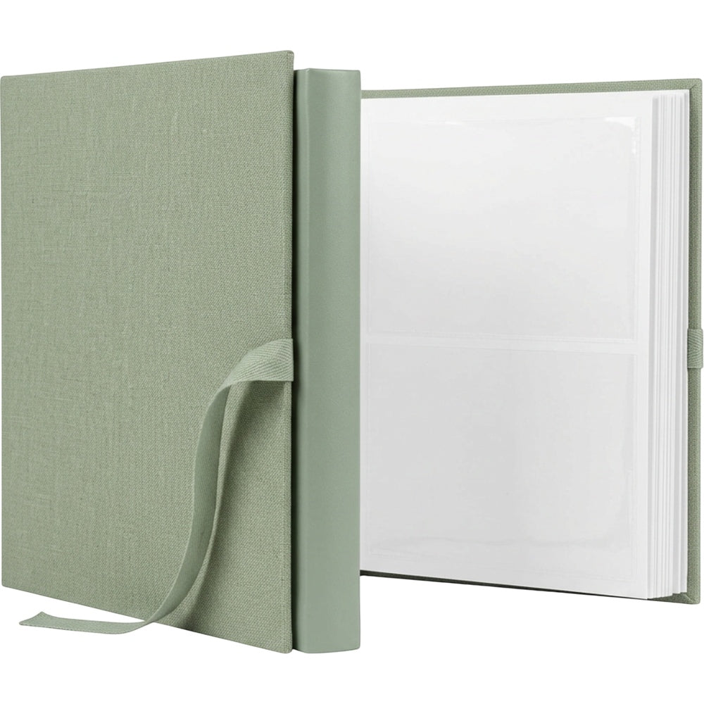 Klnxd Slip In Photo Pocket Album Sage Linen - Product view