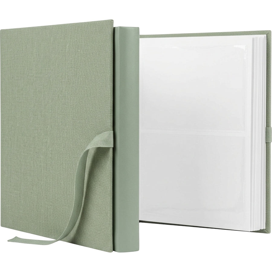 Klnxd Slip In Photo Pocket Album Sage Linen